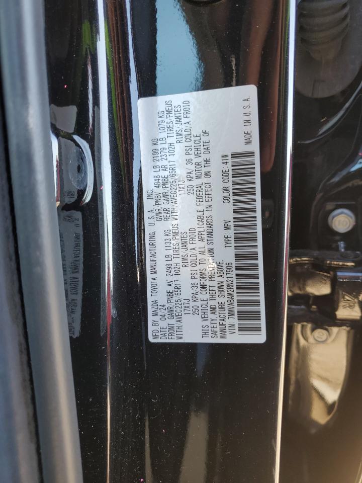 2024 MAZDA CX-50 SELECT VIN:7MMVABAM2RN217906