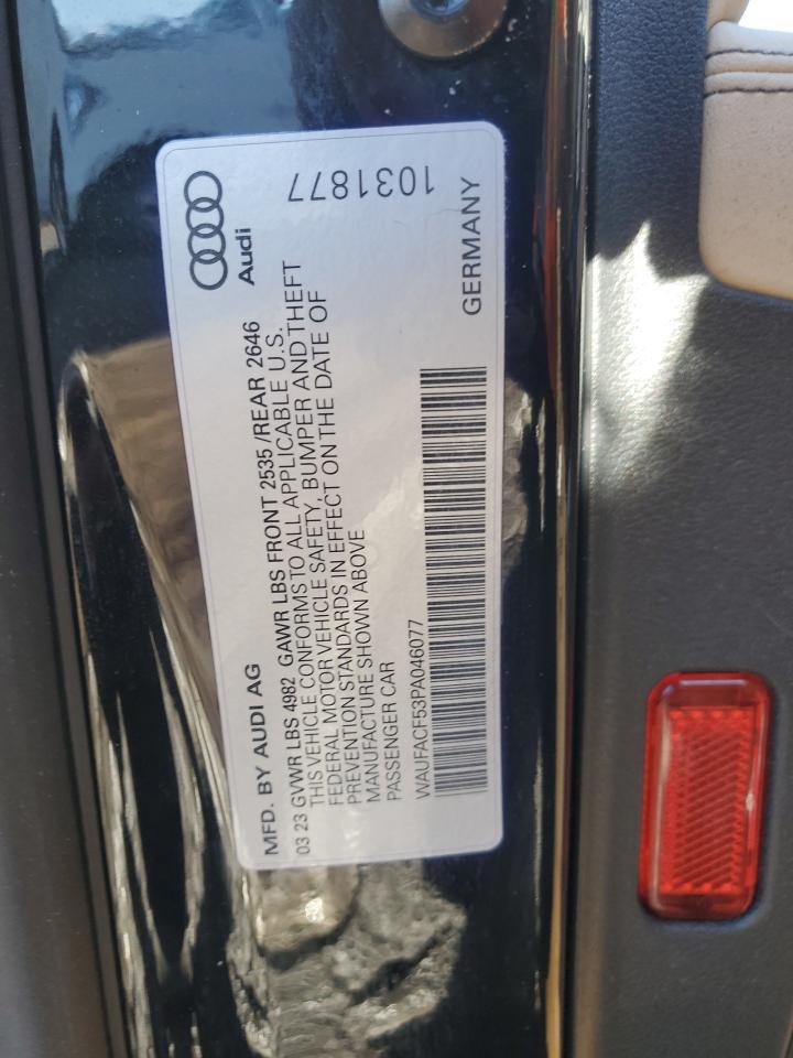 2023 AUDI A5 PREMIUM PLUS 45 VIN:WAUFACF53PA046077