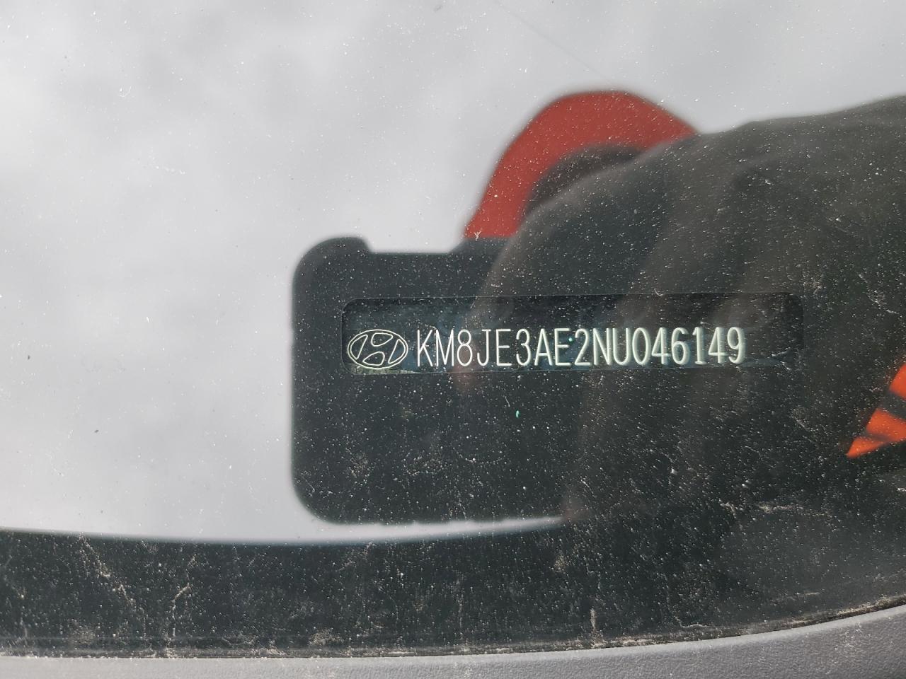 2022 HYUNDAI TUCSON LIMITED VIN:KM8JE3AE2NU046149