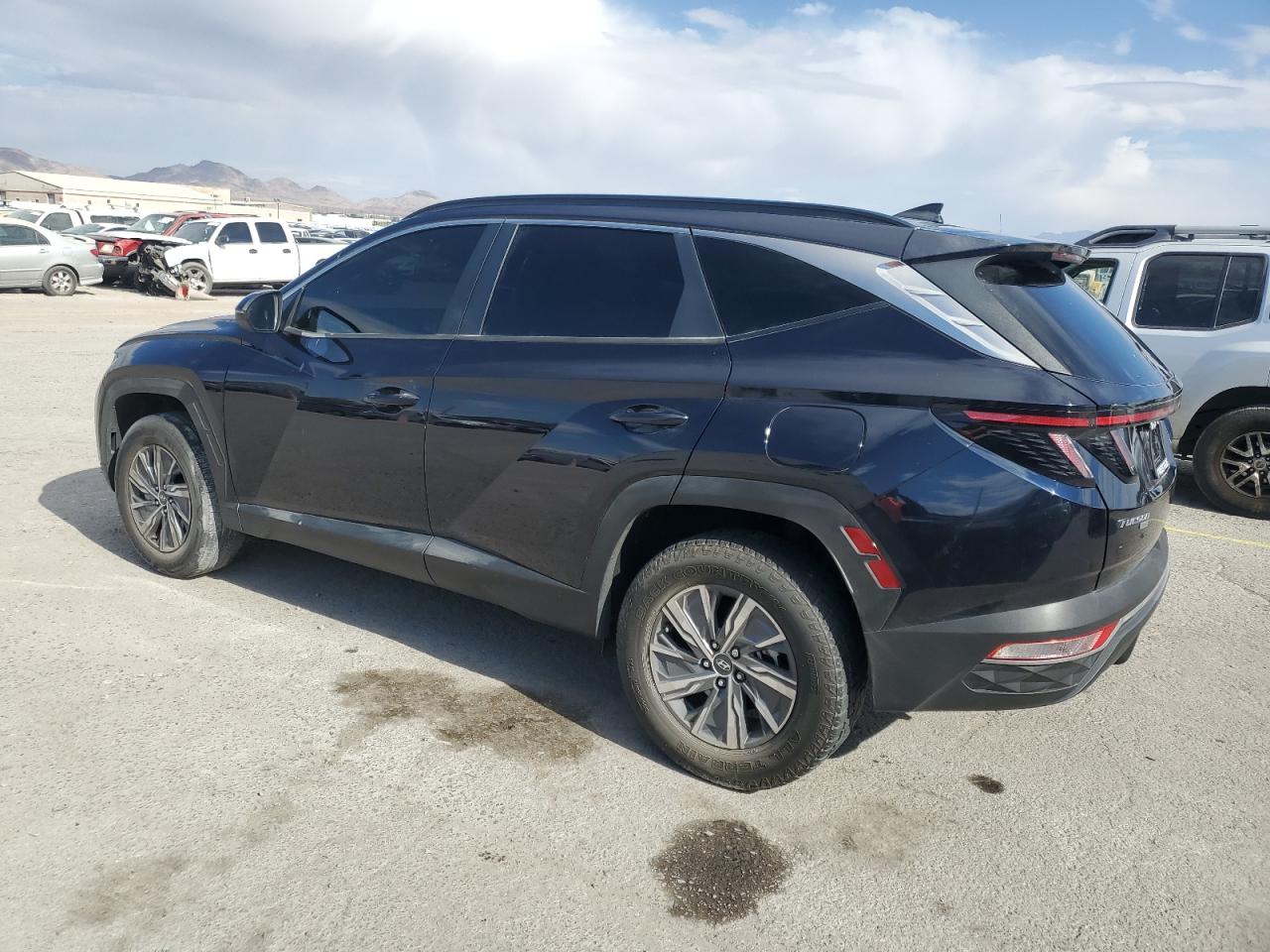 2022 HYUNDAI TUCSON BLUE VIN:KM8JBCA1XNU051461