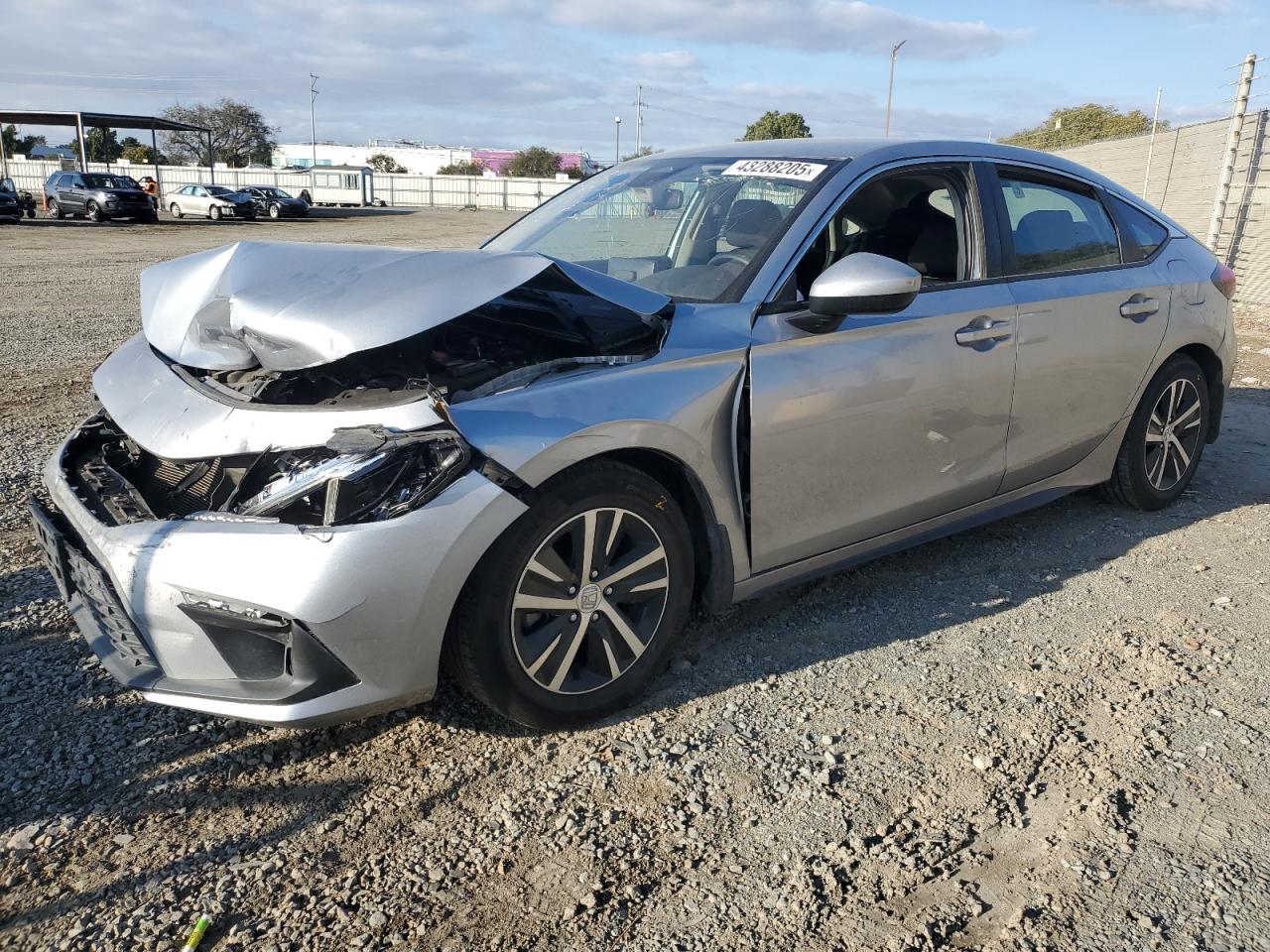 2022 HONDA CIVIC LX VIN:19XFL2H57NE013811