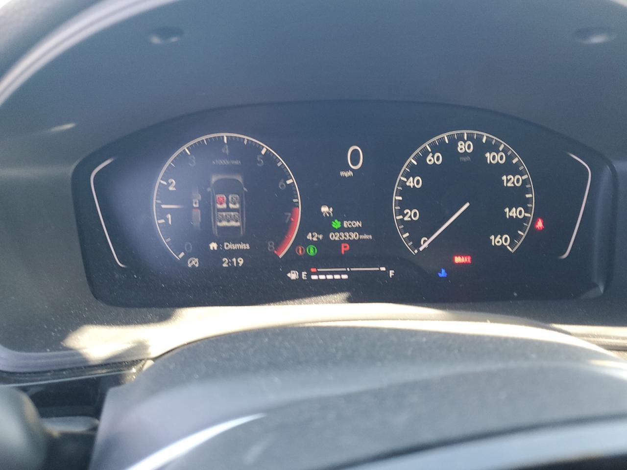 2023 HONDA CIVIC SPORT VIN:2HGFE2F51PH535260