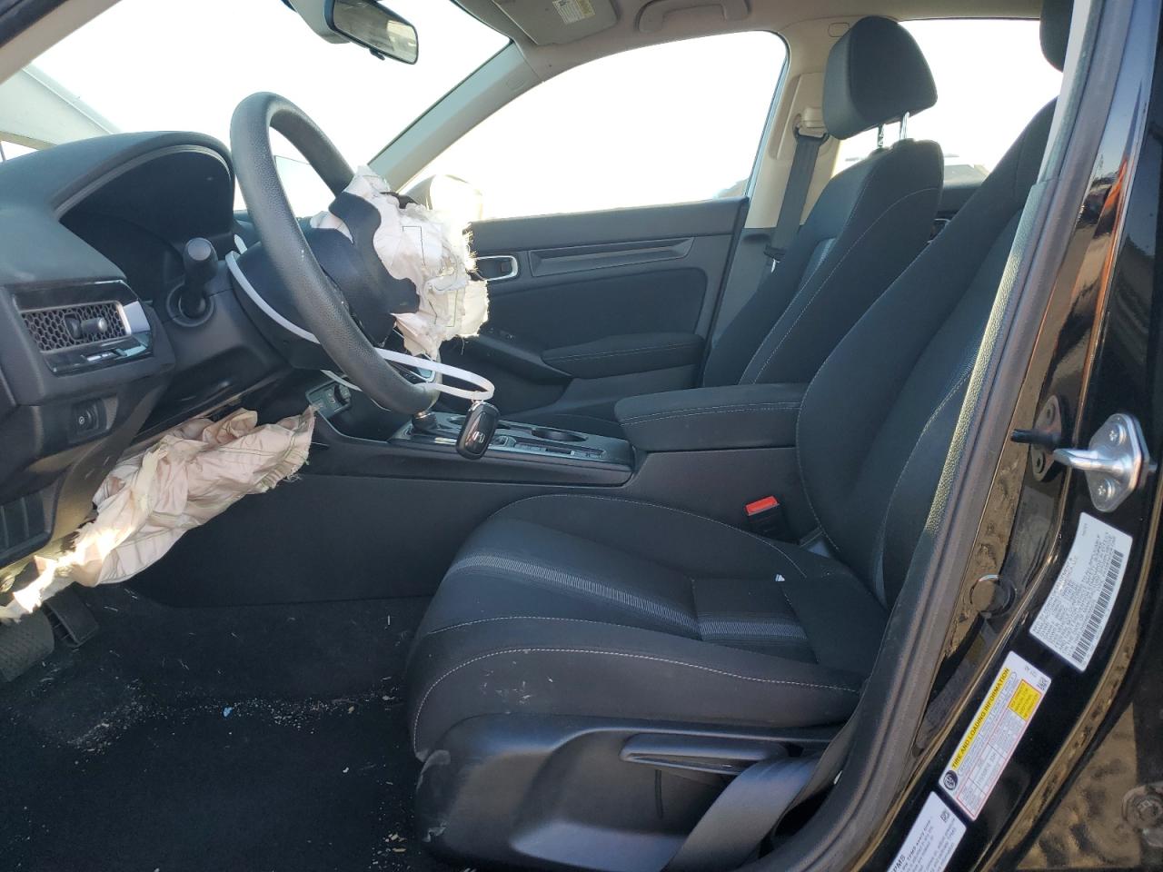 2022 HONDA CIVIC LX VIN:19XFL2H50NE000575