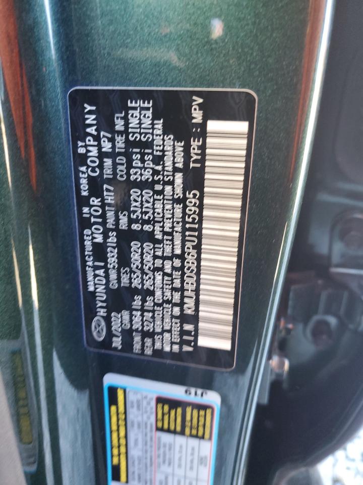 2023 GENESIS GV80 BASE VIN:KMUHBDSB6PU115995