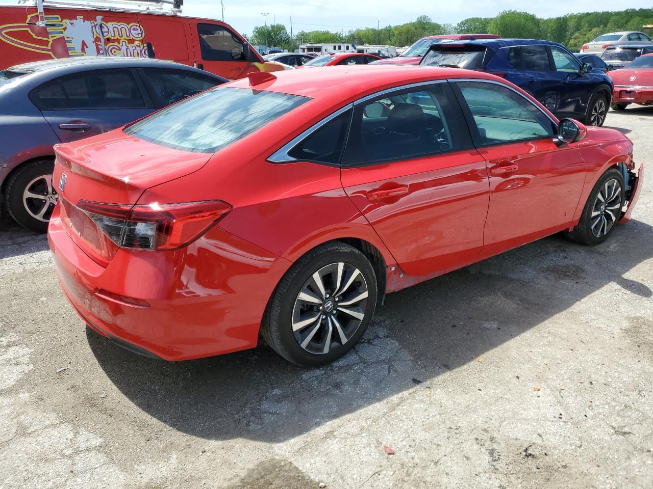 2022 HONDA CIVIC EX VIN:2HGFE1F7XNH322249