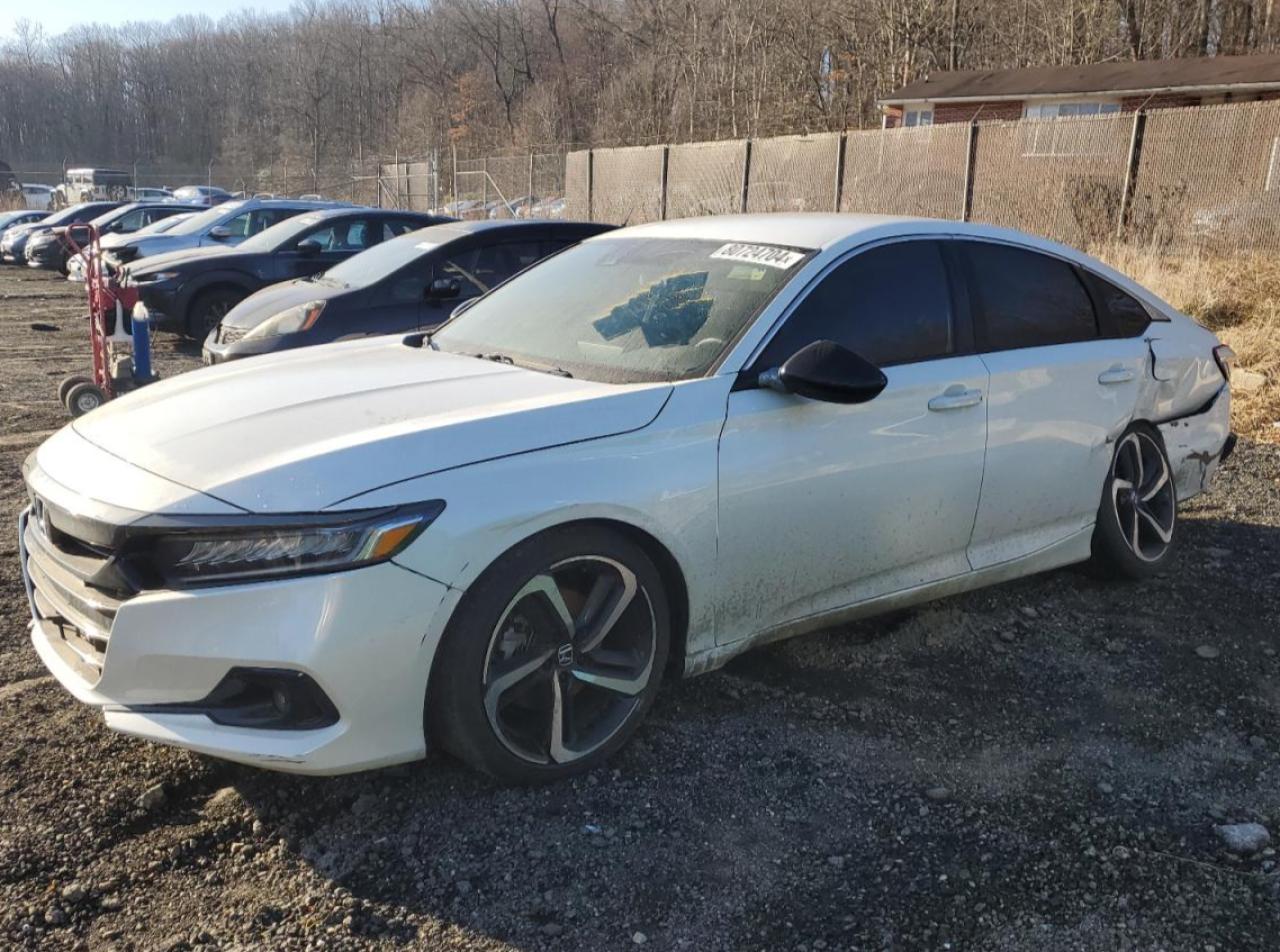 2022 HONDA ACCORD SPORT VIN:1HGCV1F33NA105382