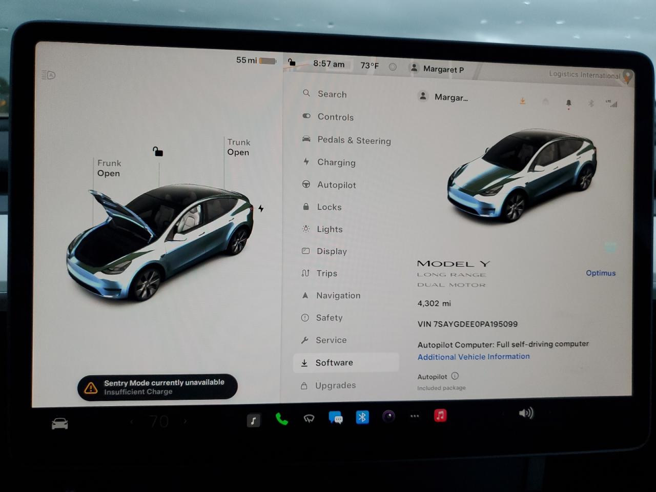 2023 TESLA MODEL Y  VIN:7SAYGDEE0PA195099