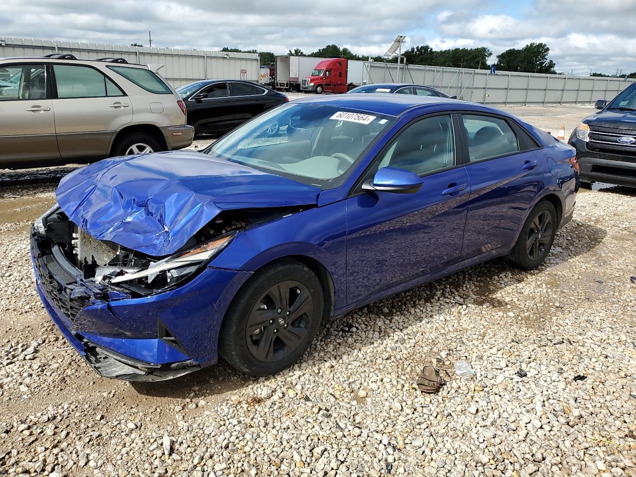 2023 HYUNDAI ELANTRA BLUE VIN:KMHLM4AJ6PU033325