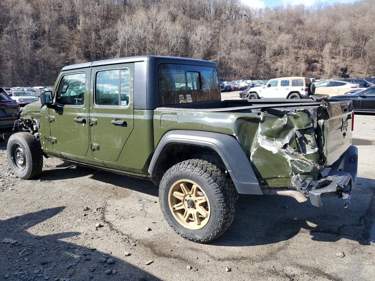 2022 JEEP GLADIATOR SPORT VIN:1C6HJTAG1NL128872