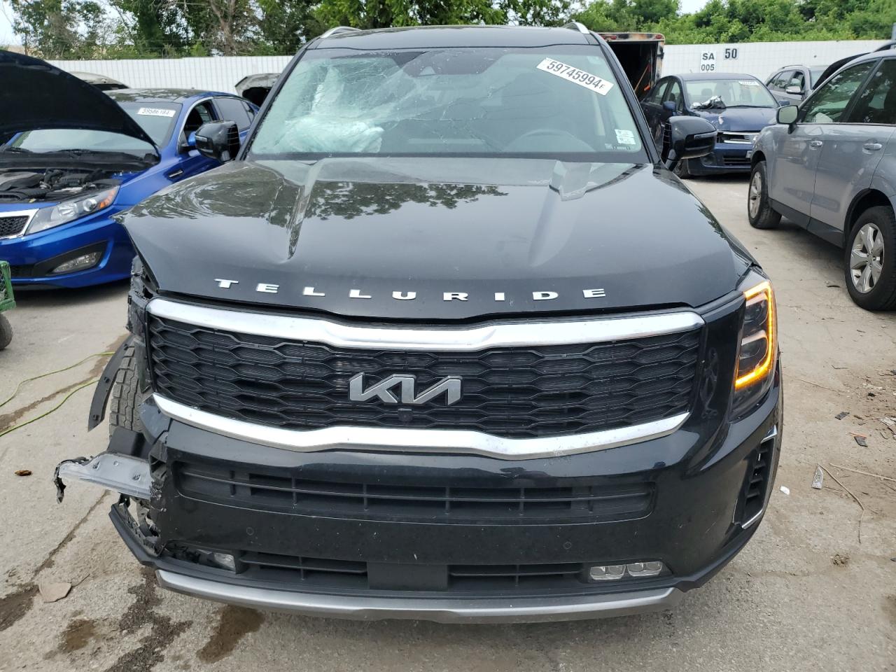 2022 KIA TELLURIDE SX VIN:5XYP5DHC8NG214368