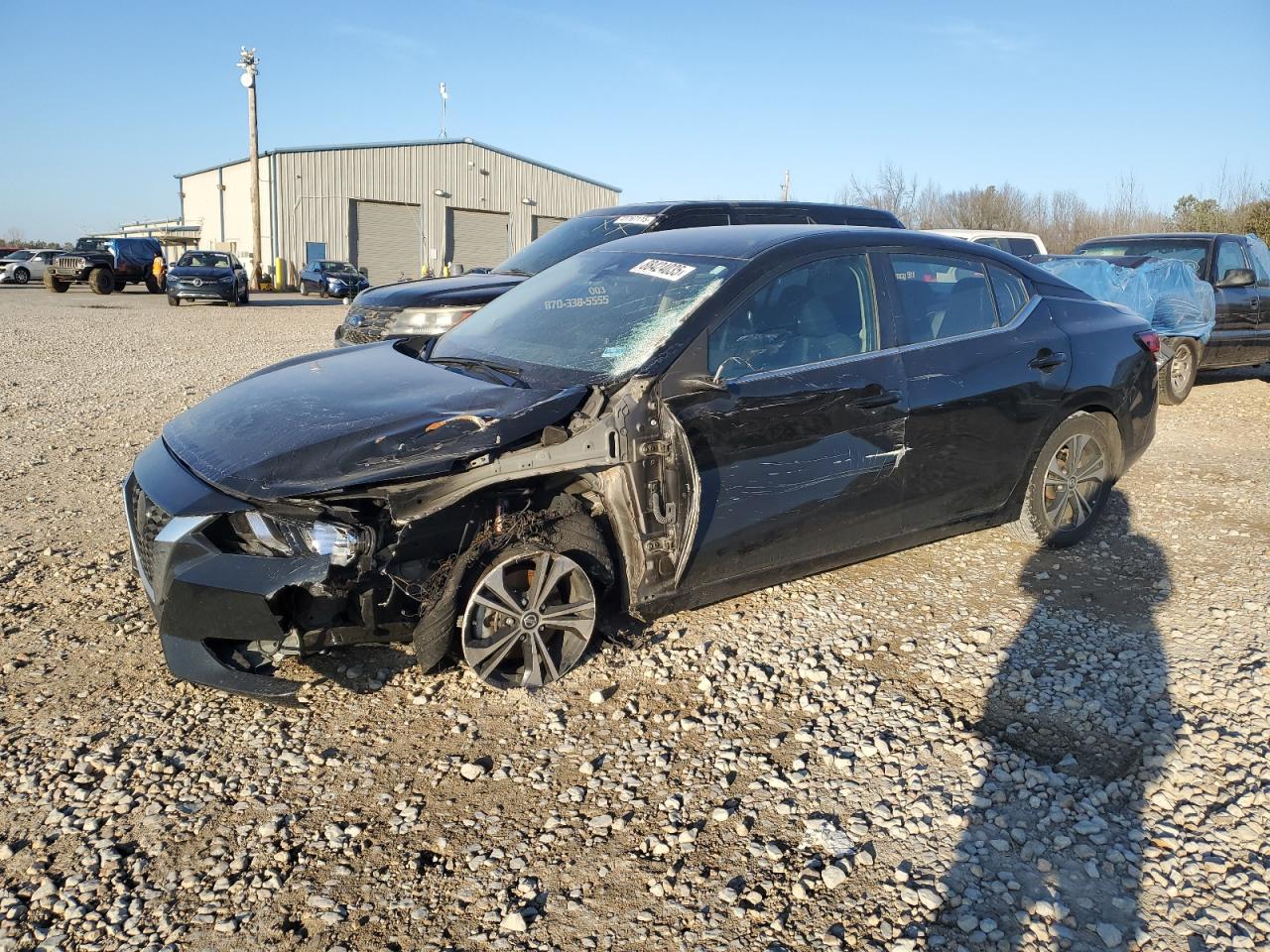 2022 NISSAN SENTRA SV VIN:3N1AB8CV6NY317320