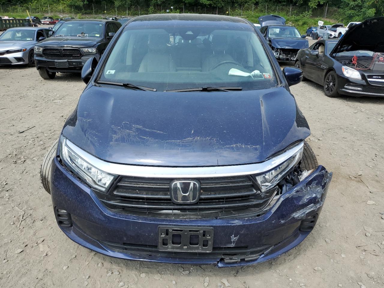 2022 HONDA ODYSSEY EX VIN:5FNRL6H54NB020245