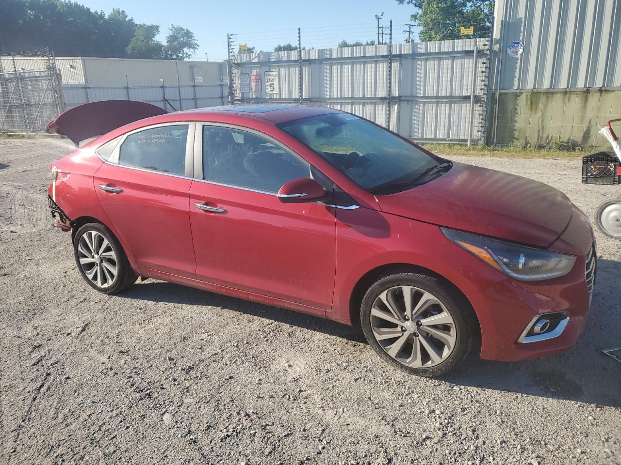 2022 HYUNDAI ACCENT LIMITED VIN:3KPC34A68NE177621