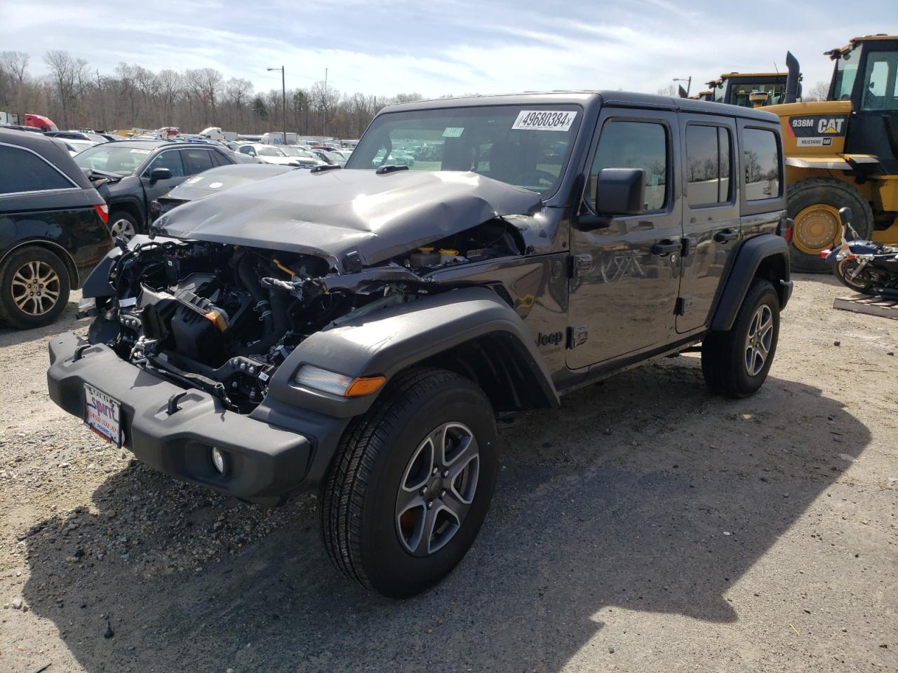 2022 JEEP WRANGLER UNLIMITED SPORT VIN:1C4HJXDM8NW276565