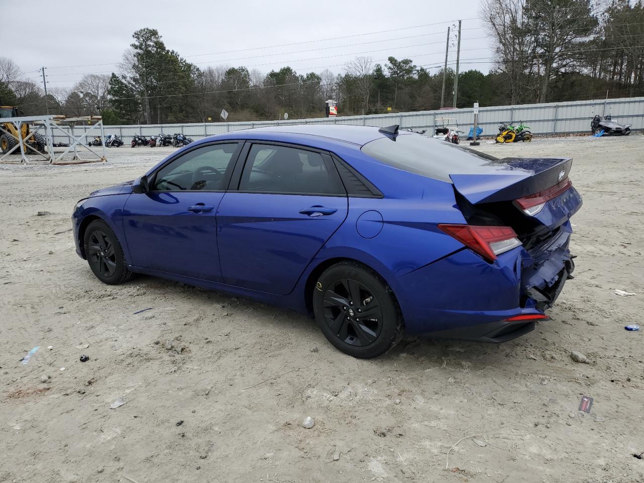 2022 HYUNDAI ELANTRA BLUE VIN:KMHLM4AJ6NU027361