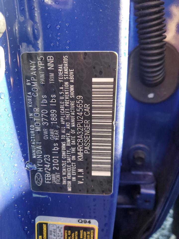 2023 HYUNDAI VENUE SEL VIN:KMHRC8A32PU245659