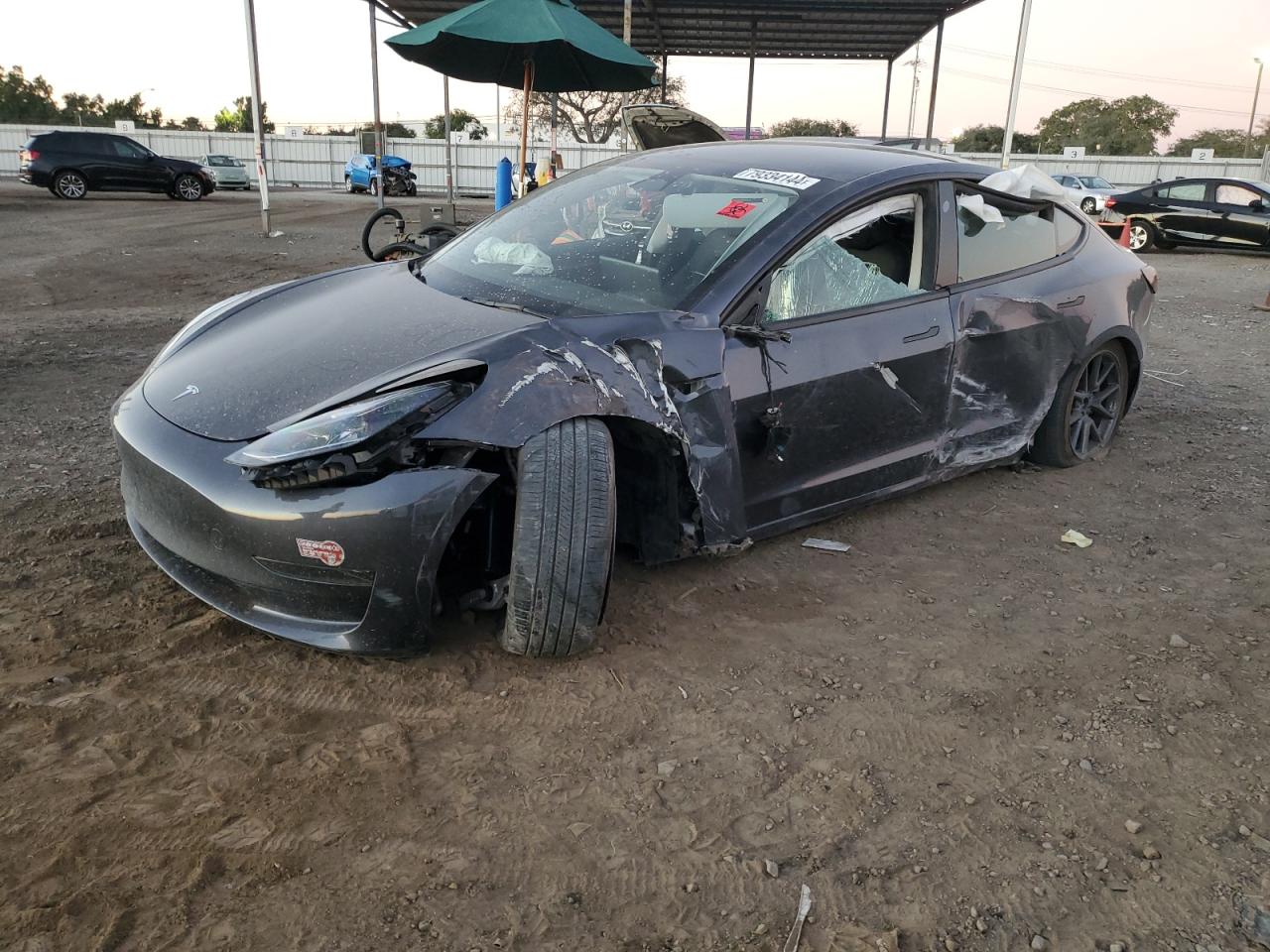 2023 TESLA MODEL 3  VIN:5YJ3E1EA9PF642587