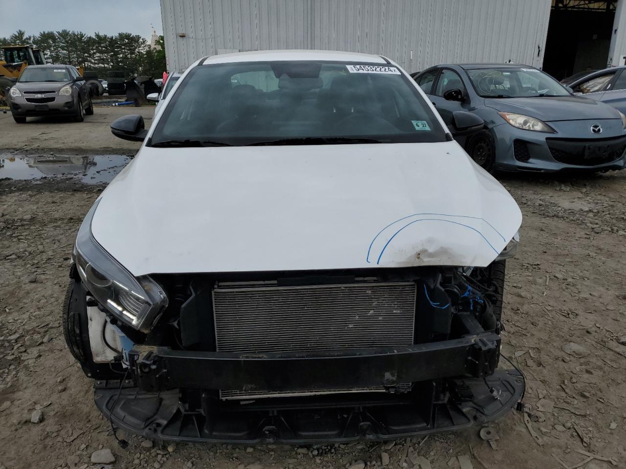 2022 KIA FORTE GT LINE VIN:3KPF54AD9NE498105
