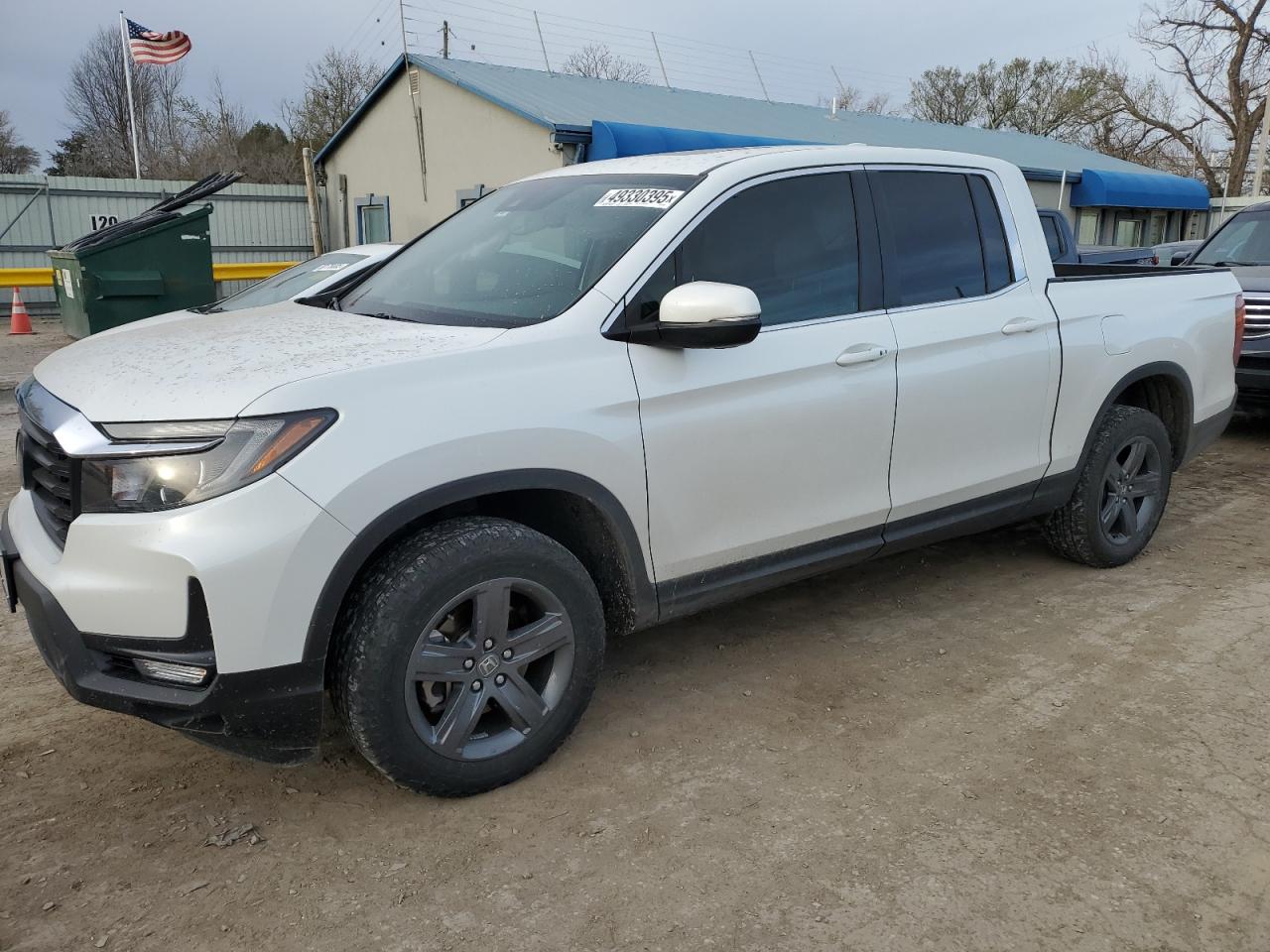 2022 HONDA RIDGELINE RTL VIN:5FPYK3F5XNB020497