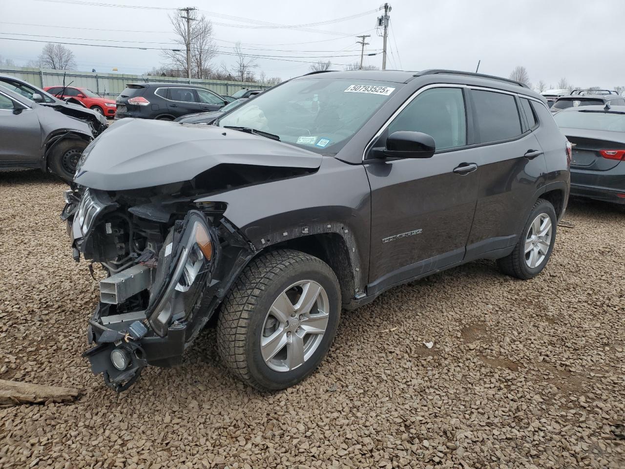 2022 JEEP COMPASS LATITUDE VIN:3C4NJDBB5NT104566