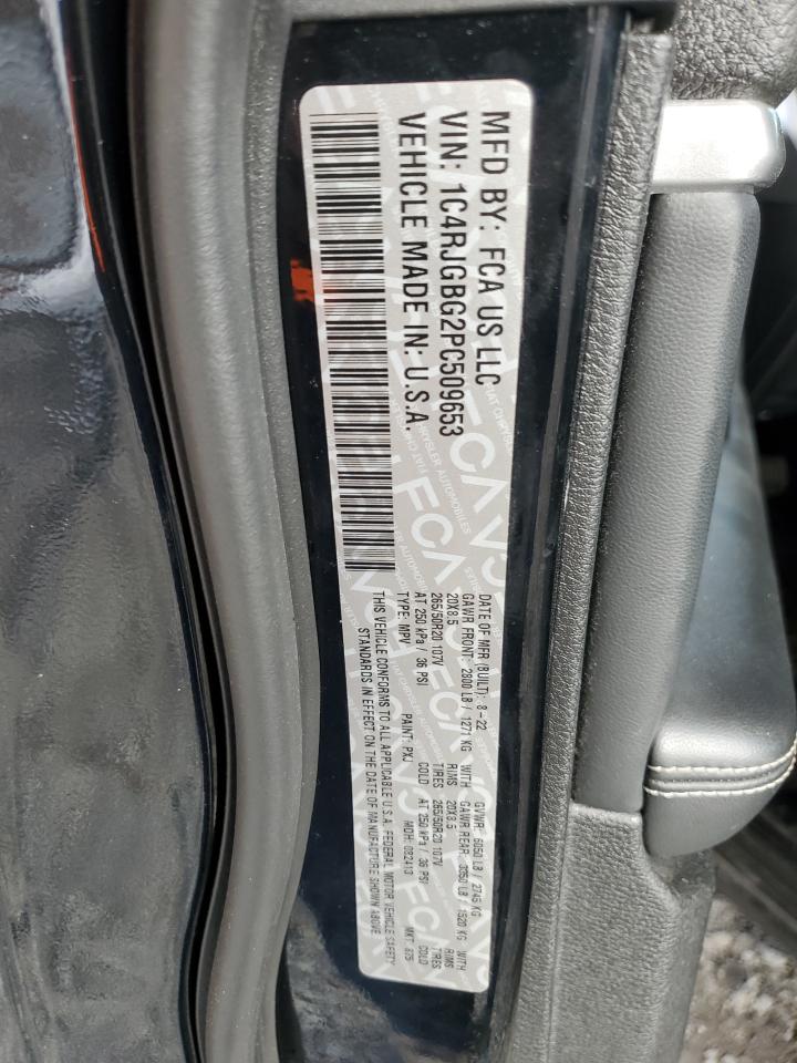 2023 JEEP GRAND CHEROKEE LIMITED VIN:1C4RJGBG2PC509653