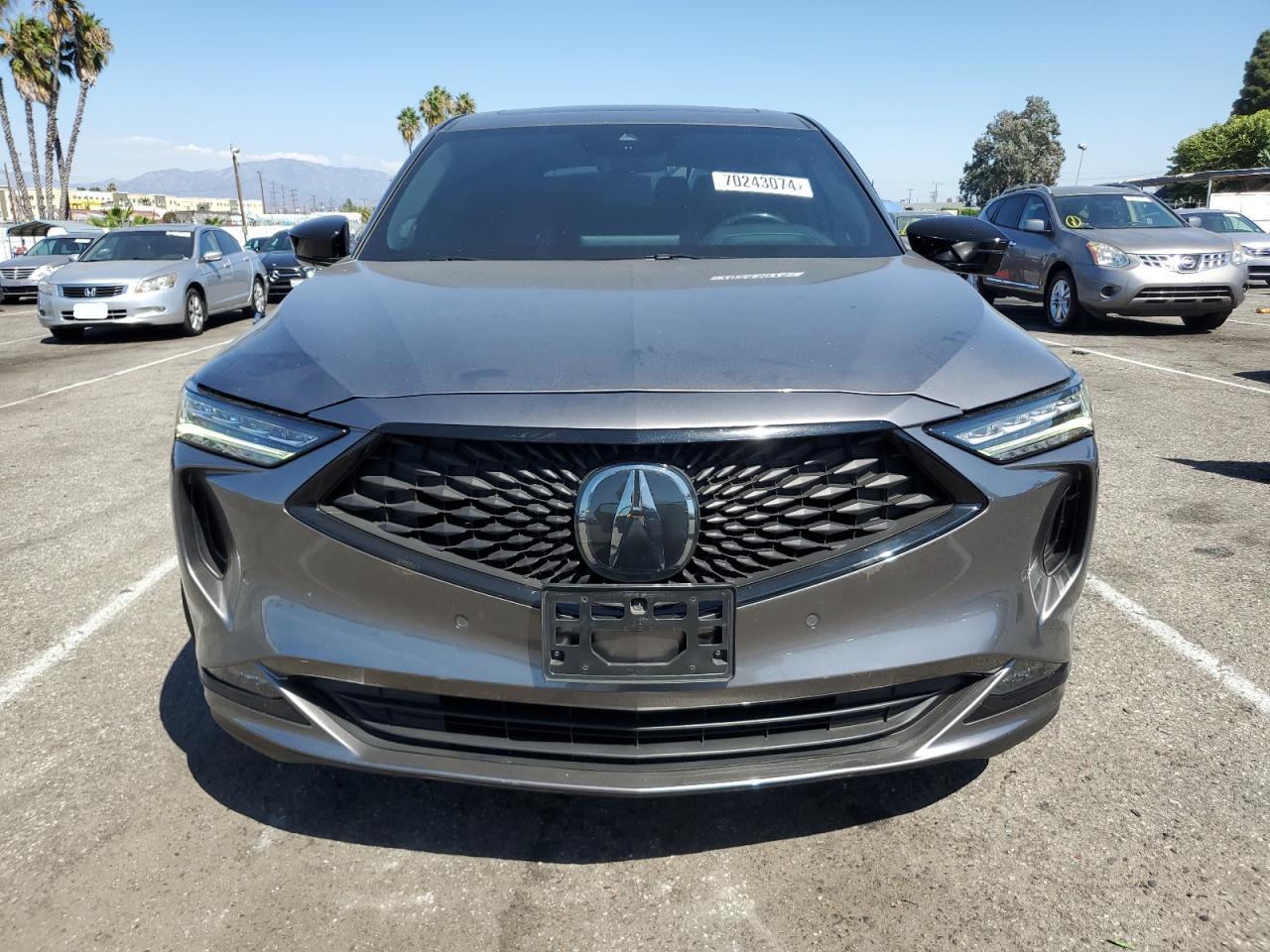 2022 ACURA MDX A-SPEC VIN:5J8YE1H04NL041737