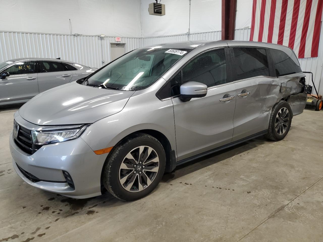 2022 HONDA ODYSSEY EXL VIN:5FNRL6H73NB060320