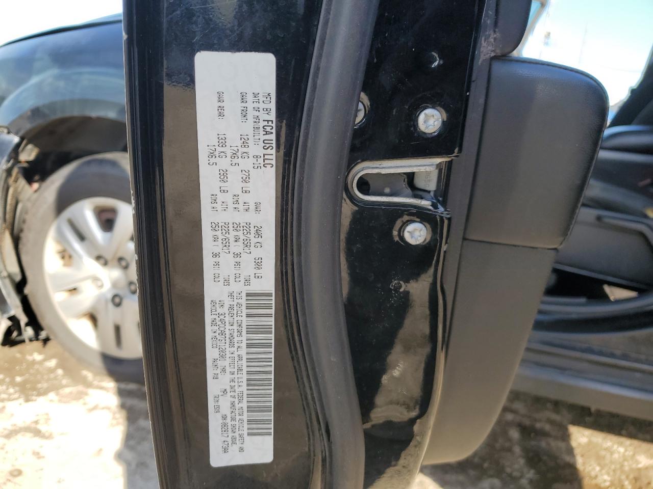 2022 DODGE JOURNEY SE VIN:3C4PDCAB7GT120301