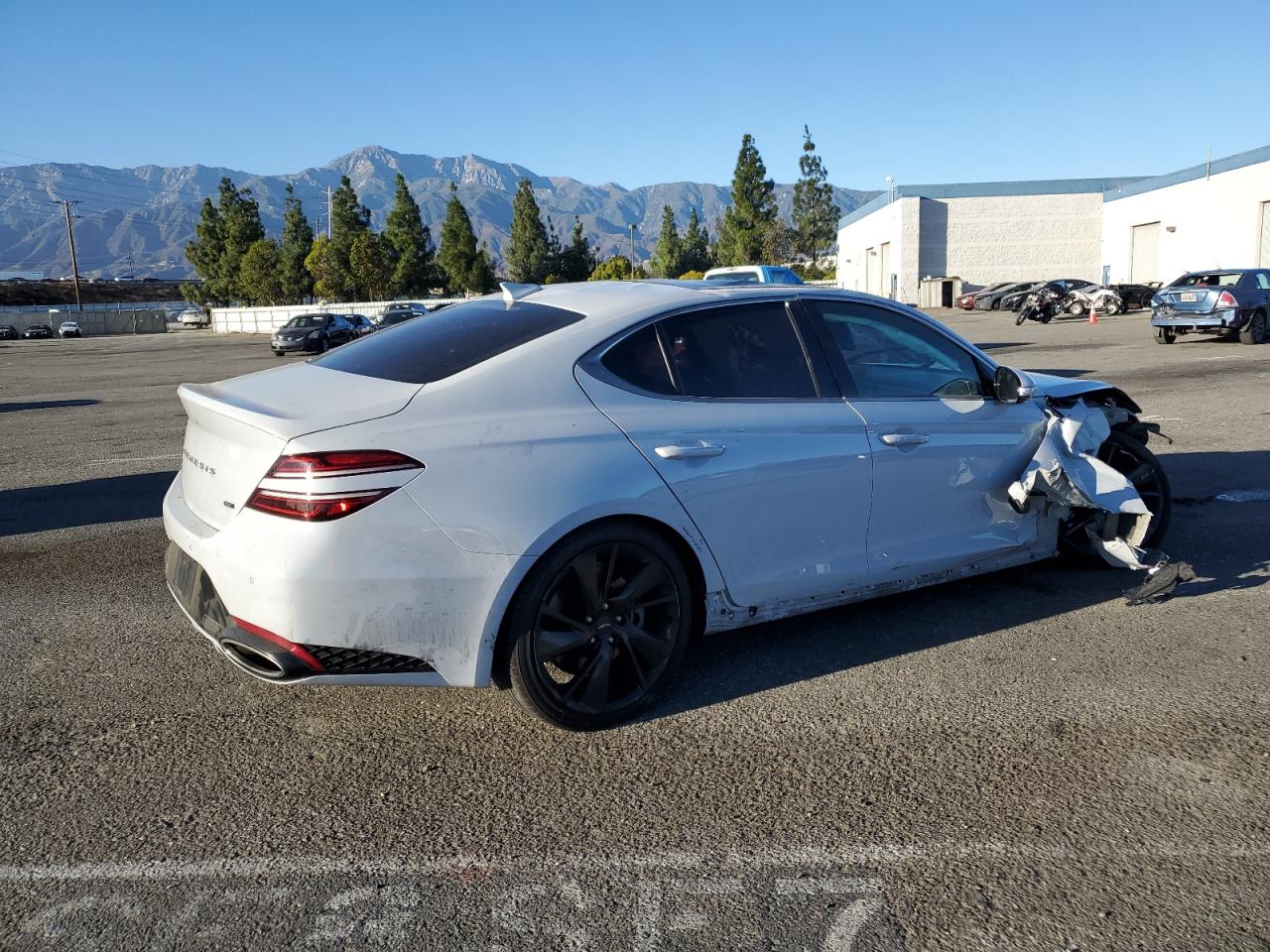 2022 GENESIS G70 BASE VIN:KMTG54TE9NU081984