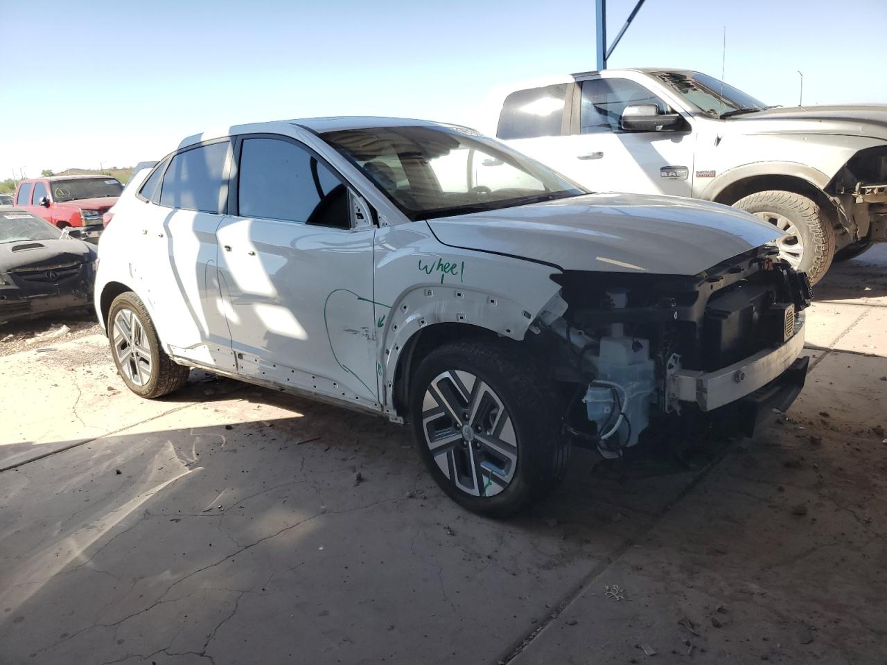 2022 HYUNDAI KONA SEL VIN:KM8K33AG9NU154022