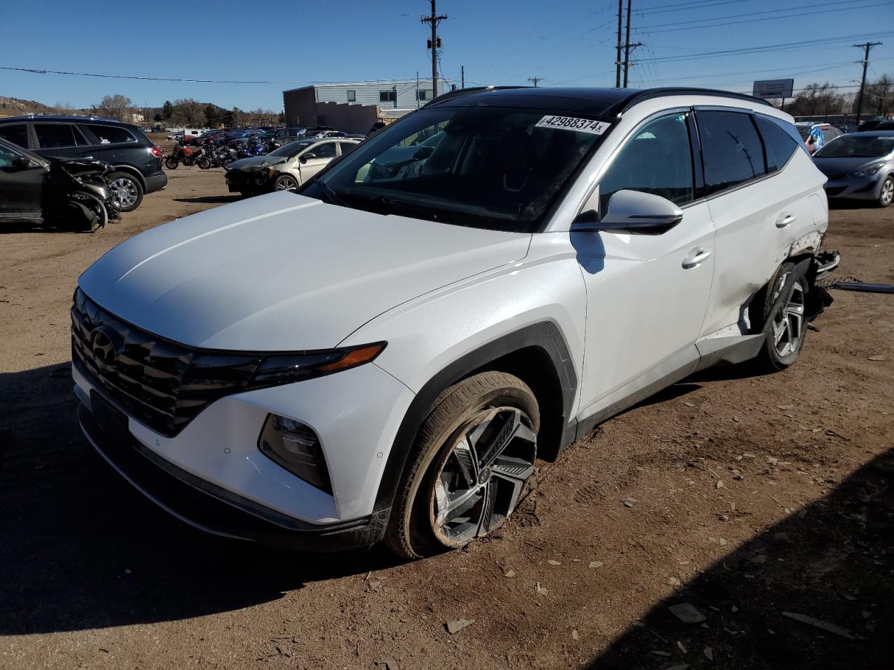 2022 HYUNDAI TUCSON LIMITED VIN:KM8JFDA25NU072740