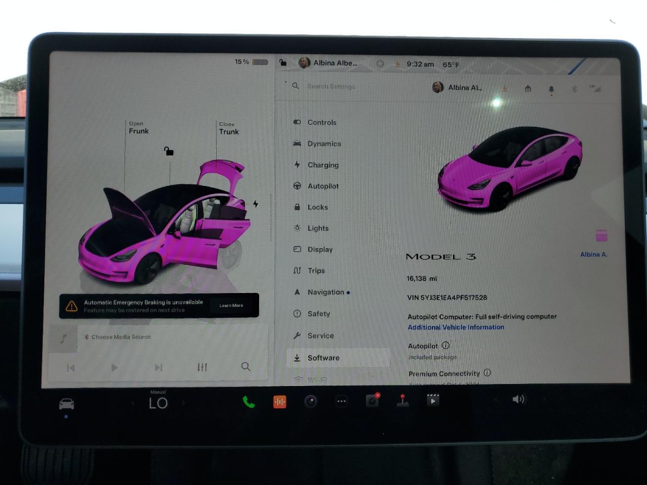 2023 TESLA MODEL 3  VIN:5YJ3E1EA4PF517528