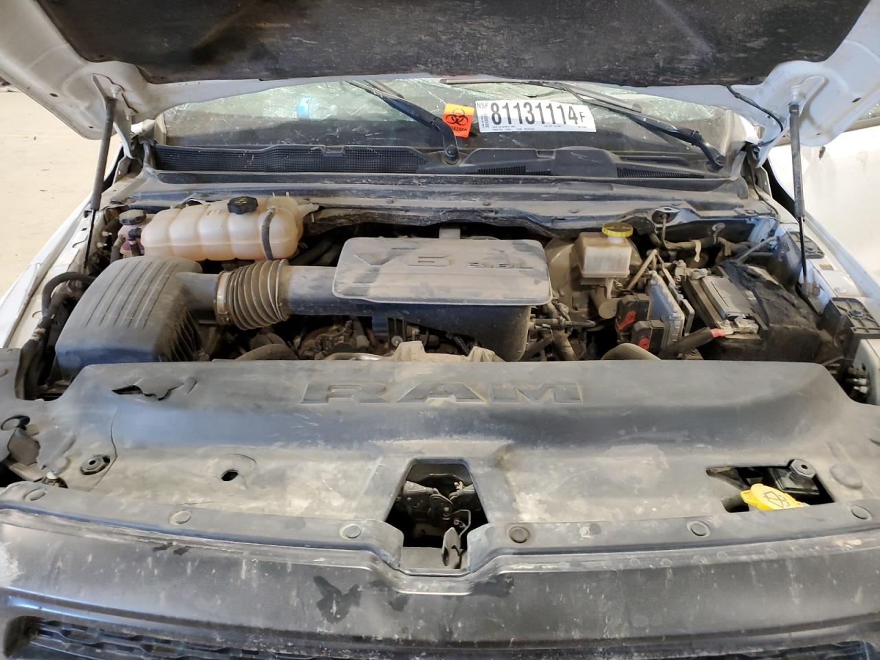 2022 RAM 1500 TRADESMAN VIN:1C6RRFCG5NN417060