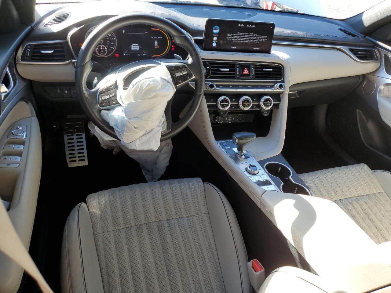 2022 GENESIS G70 BASE VIN:KMTG54TE3NU084590