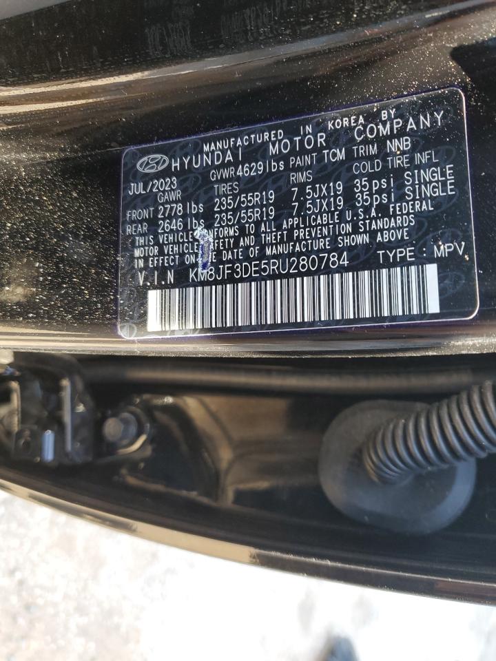 2024 HYUNDAI TUCSON XRT VIN:KM8JF3DE5RU280784