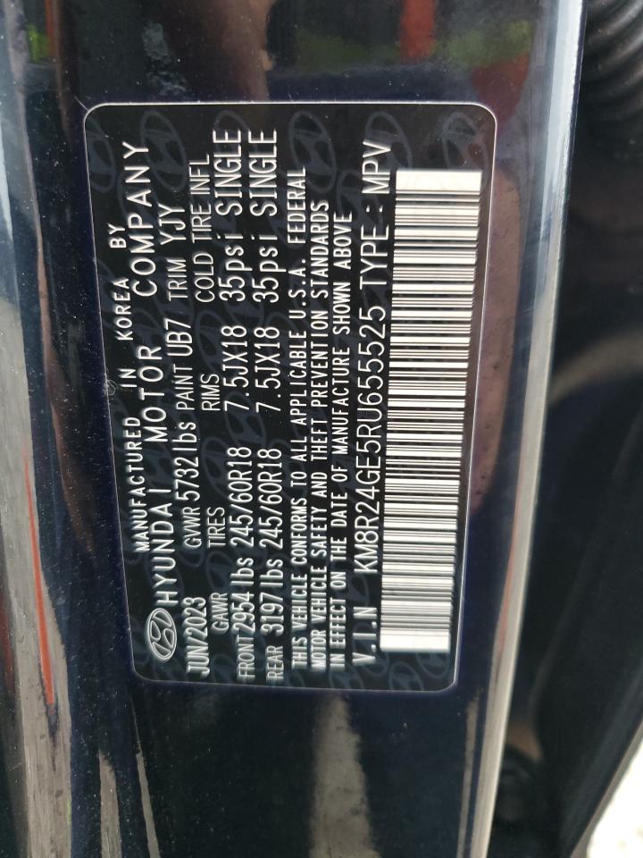 2024 HYUNDAI PALISADE SEL VIN:KM8R24GE5RU655525