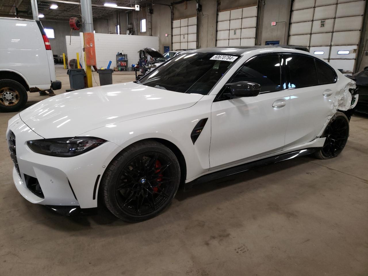 2022 BMW M3  VIN:WBS53AY00NFL62687