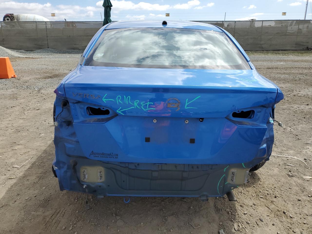 2022 NISSAN VERSA S VIN:3N1CN8DV7NL823279