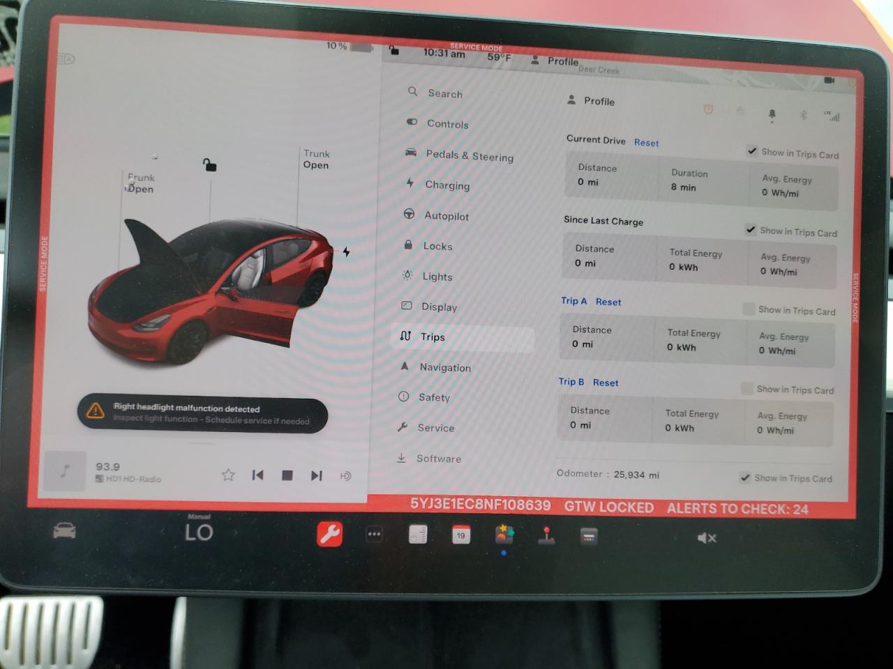 2022 TESLA MODEL 3  VIN:5YJ3E1EC8NF108639