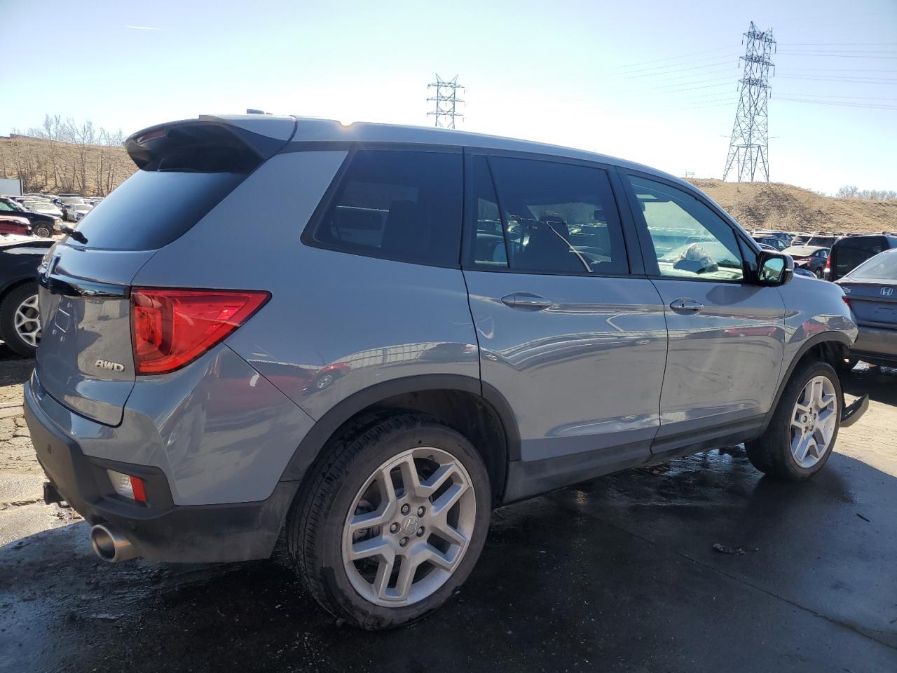 2024 HONDA PASSPORT EXL VIN:5FNYF8H56RB003516