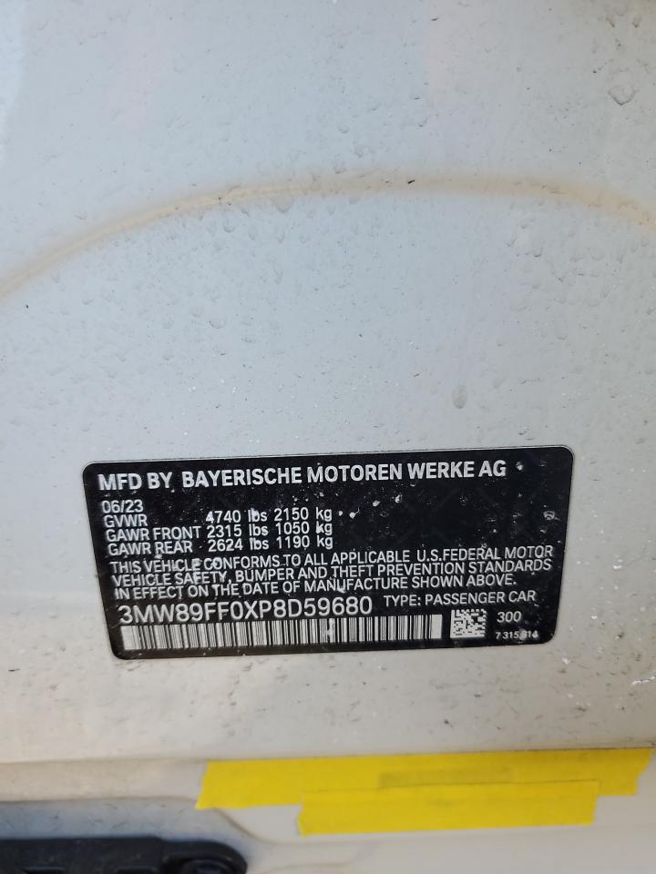 2023 BMW 330XI  VIN:JN8AT3CB4MW239116