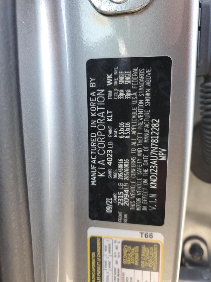 2022 KIA SOUL LX VIN:KNDJ23AU7N7812282