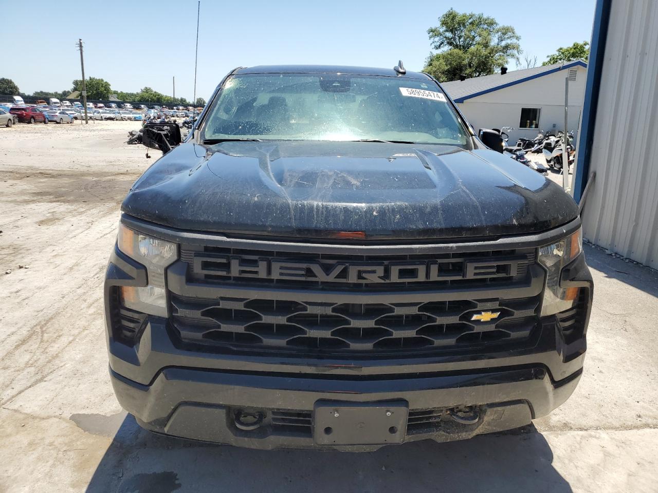 2022 CHEVROLET SILVERADO K1500 CUSTOM VIN:1GCPDBEK4NZ556744