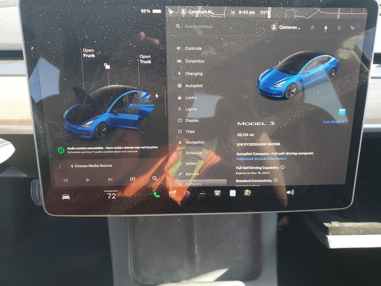 2022 TESLA MODEL 3  VIN:5YJ3E1EA0NF360268