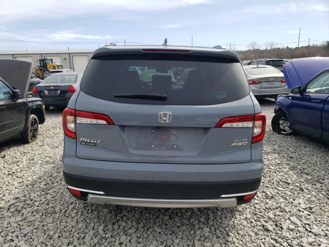 2022 HONDA PILOT ELITE VIN:5FNYF6H02NB054434