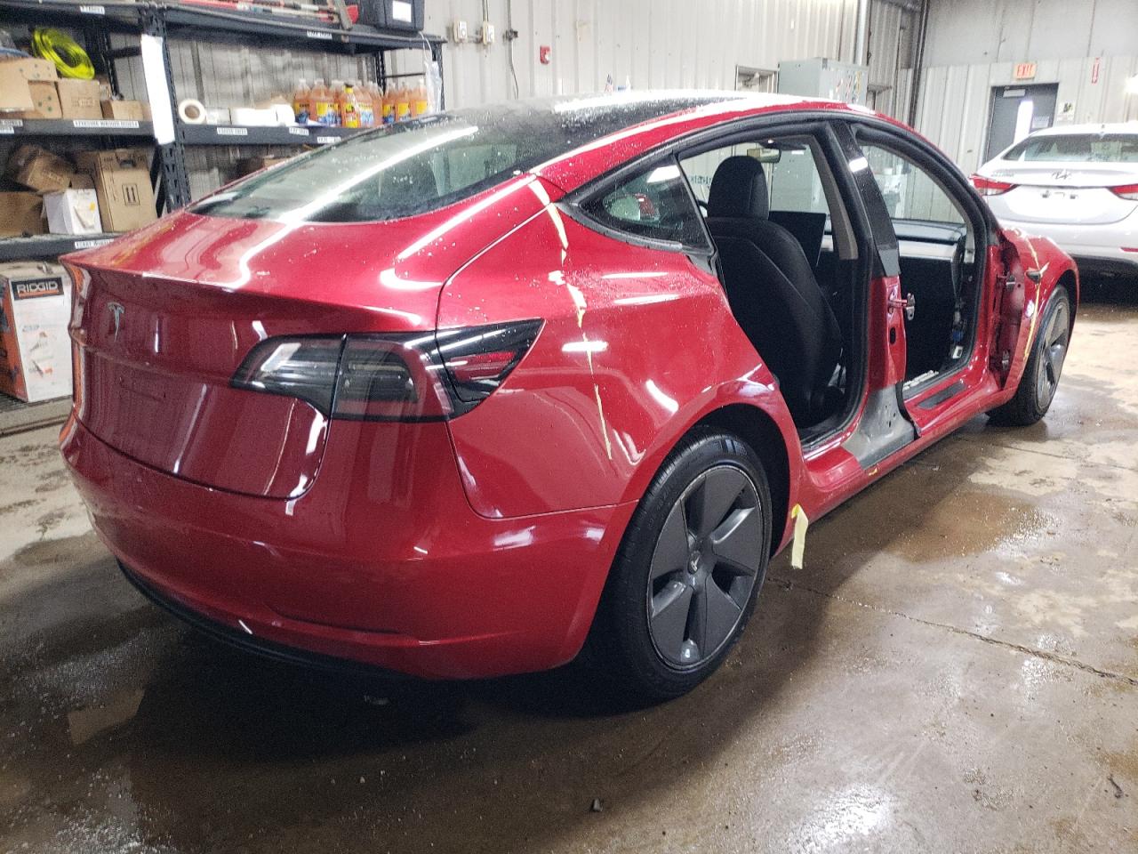 2022 TESLA MODEL 3  VIN:5YJ3E1EA7NF370358