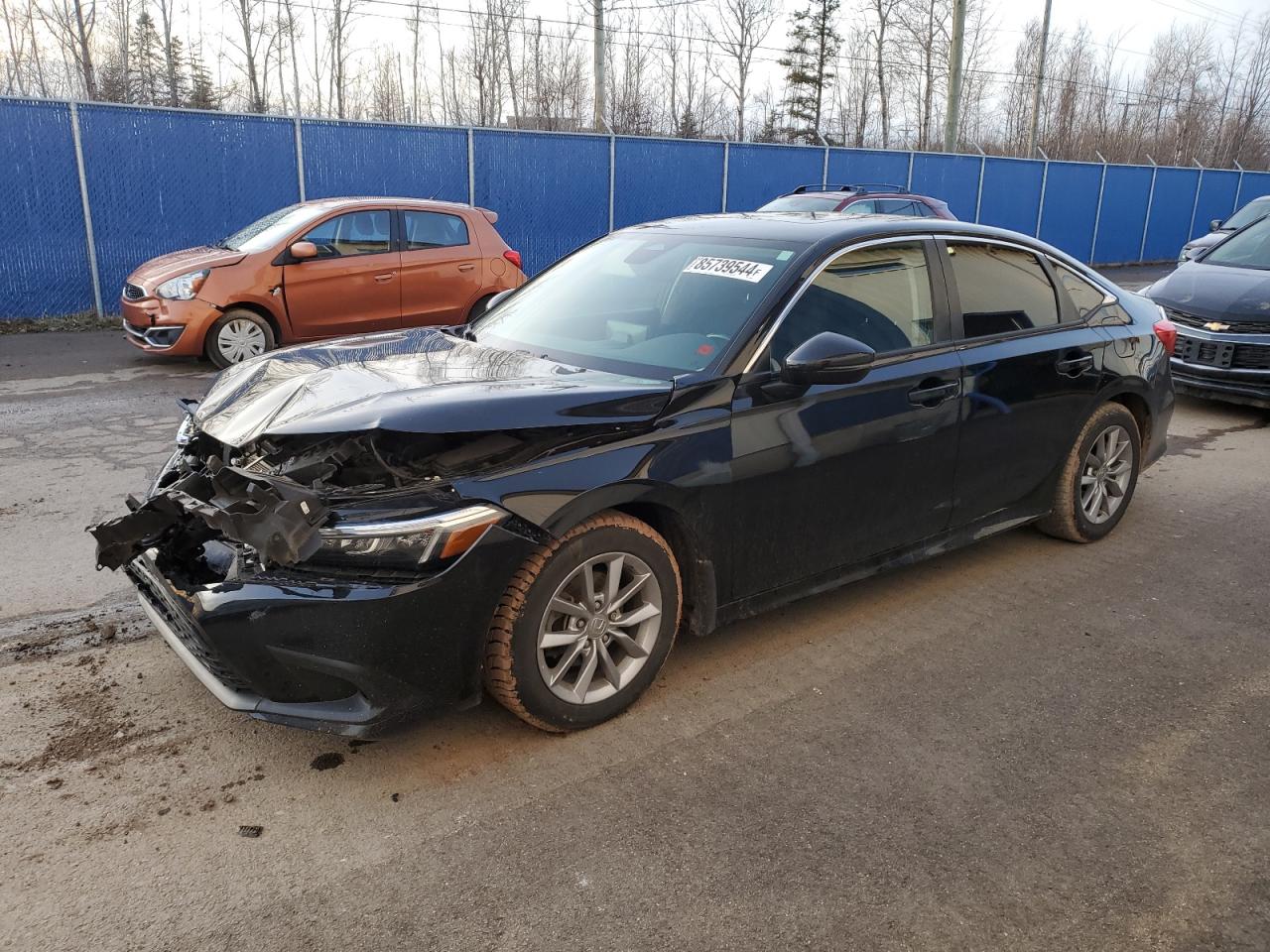 2022 HONDA CIVIC EX VIN:2HGFE2F31NH107653