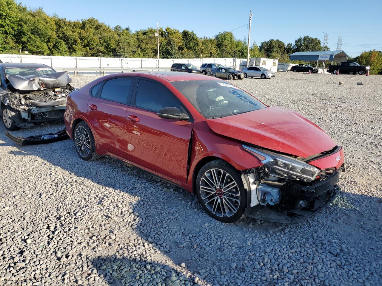 2022 KIA FORTE GT VIN:3KPF44AC7NE486559
