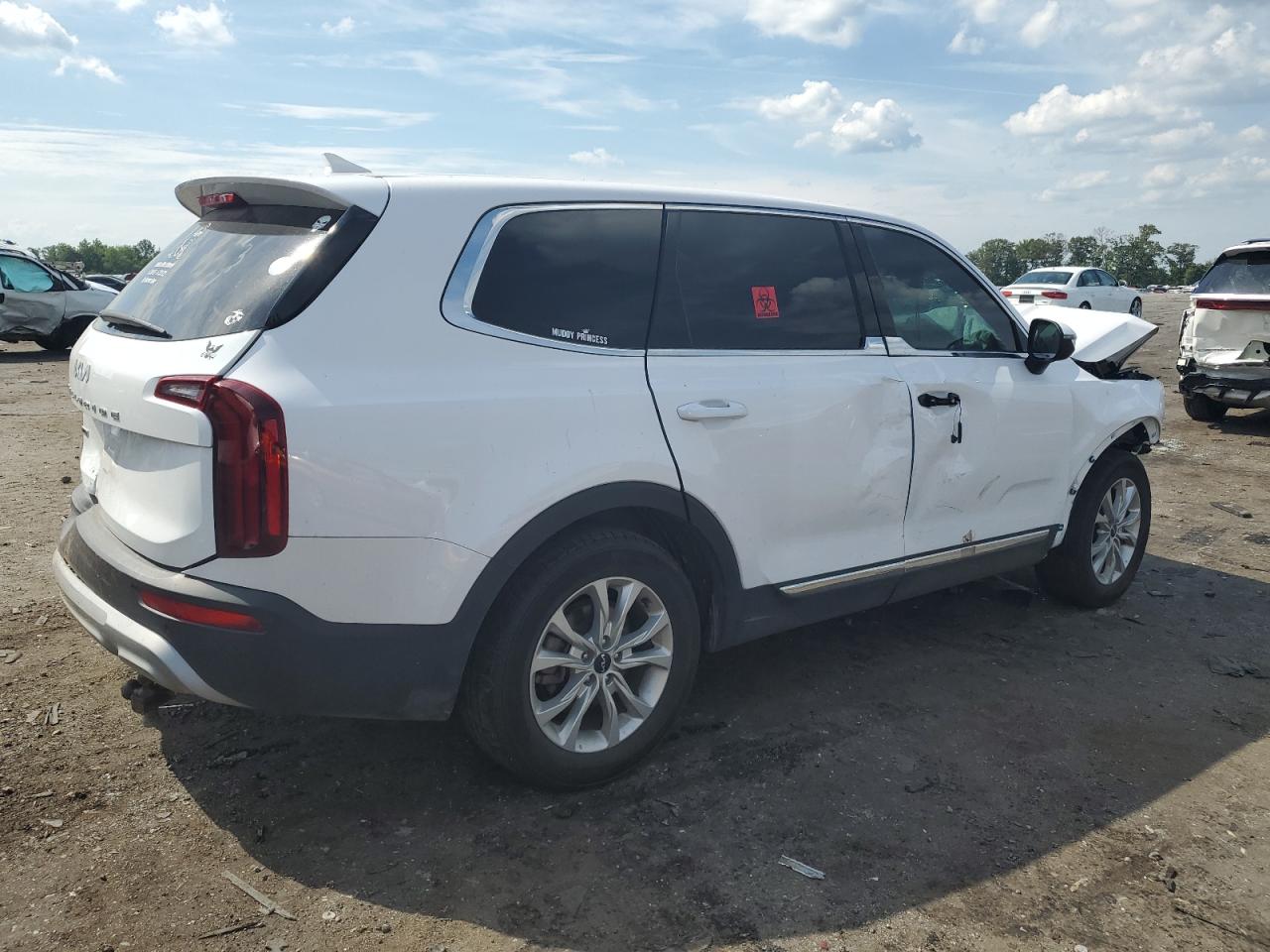 2022 KIA TELLURIDE LX VIN:5XYP2DHC5NG310922