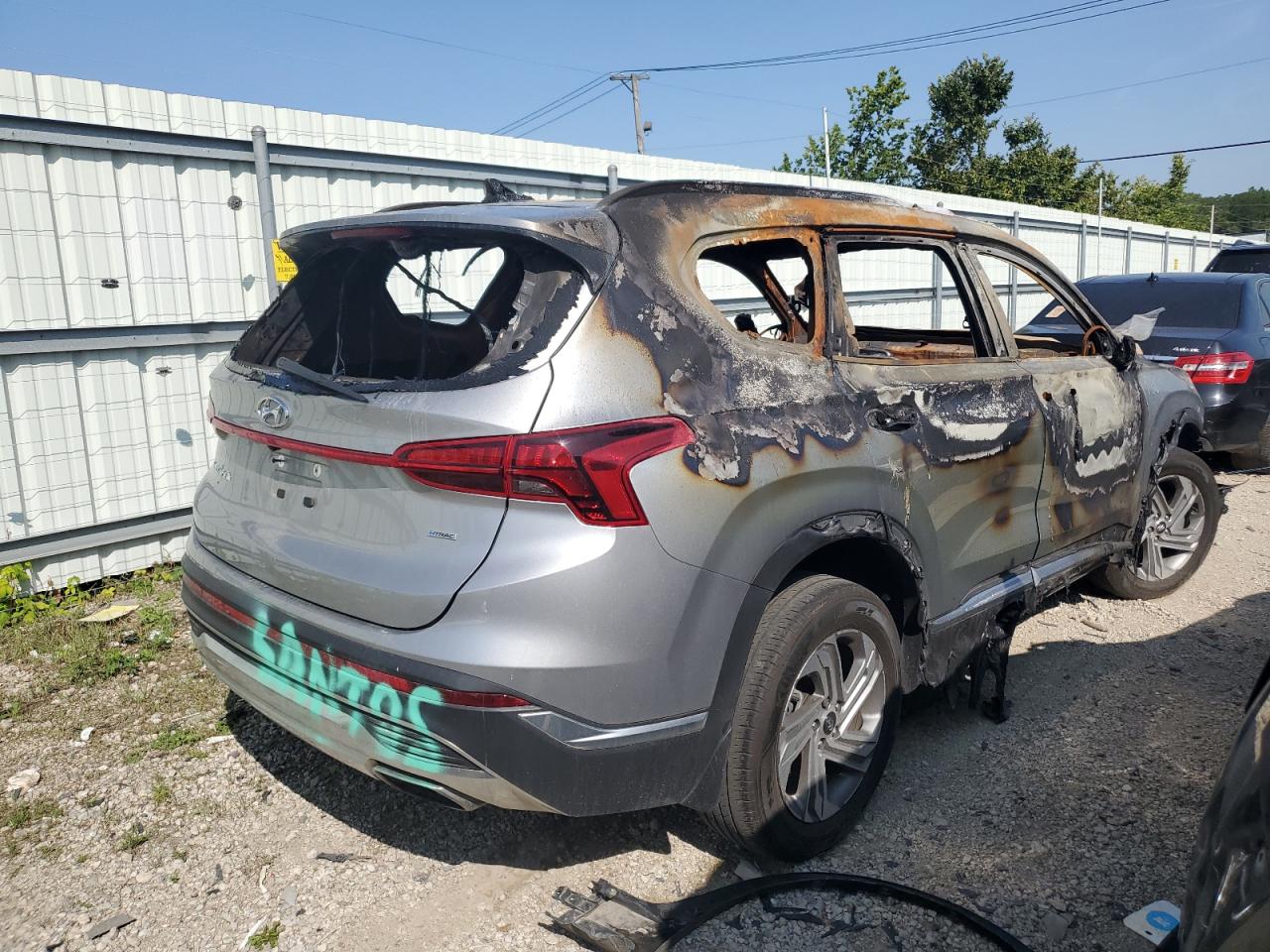 2022 HYUNDAI SANTA FE SEL VIN:5NMS6DAJ6NH423890